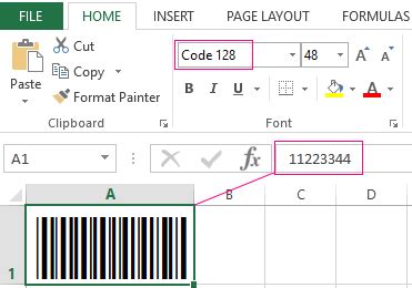 Excel upc barcode font free. How to make the barcode generator in Excel?