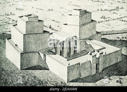 A View Of The Ziggurat In Iraq Near Ur Stock Photo Alamy