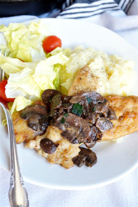 It ensures the chicken cooks up faster and more evenly and makes. chicken marsala | The Baking Fairy