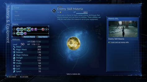 Final Fantasy Vii Remake Materia Guide Materia List Locations And Best