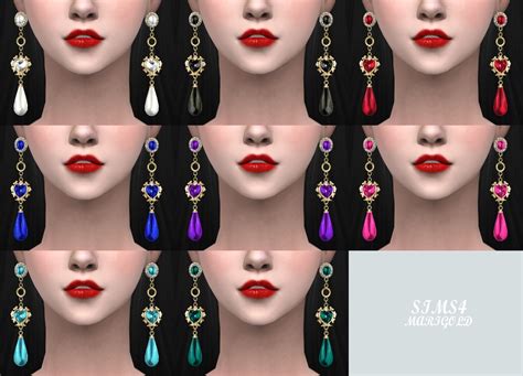 Pearl Jewelry Sets The Sims 4 Water Drops Pearl Sets P10 Sims4