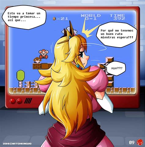 Witchking Princess Peach Help Me Mario Español Ver porno comics