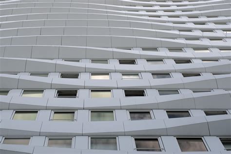 Wallpaper Building Facade Windows Relief Architecture White Hd