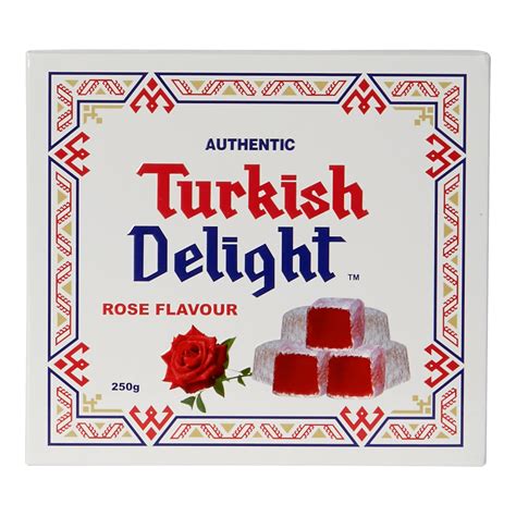 Real Turkish Delight Box Rose Gourmet Brands