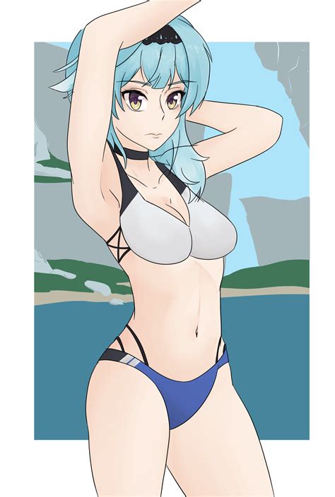 Eula In A Swimsuit Rgenshinimpact