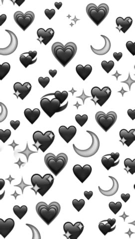 Black heart emoji chibi japanese cartoon demon slayer hero academia characters i icon manga aesthetic anime spider. Aesthetic Heart Emoji Background Png - Largest Wallpaper Portal