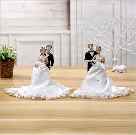 Dancing Bride And Groom Cake Topper Resin Bride And Groom Wedding Cake