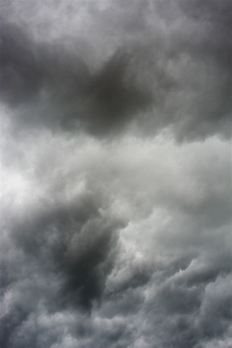 Free Image Of Overcast Gray Sky With Heavy Dark Clouds Freebie