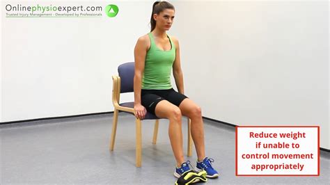 Seated Ankle Dorsiflexion Strengthening Exercise Tutorial Level 3