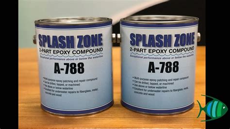 Pettit Paint Splash Zone A 788 Two Part Epoxy Repair Compound Youtube