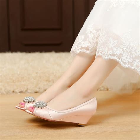 Bridal shoes usa made everything very simple and they were delivered when they told me. 73 best LUXVEER Low Heel Wedding Wedges - 2 inch 4.5cm ...