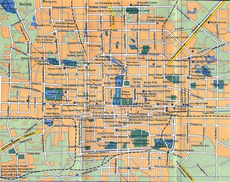 Maps Of Beijing Detailed Map Of Beijing City In English Maps Of