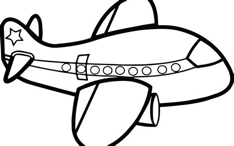 Aeroplane Drawing For Kids at GetDrawings | Free download