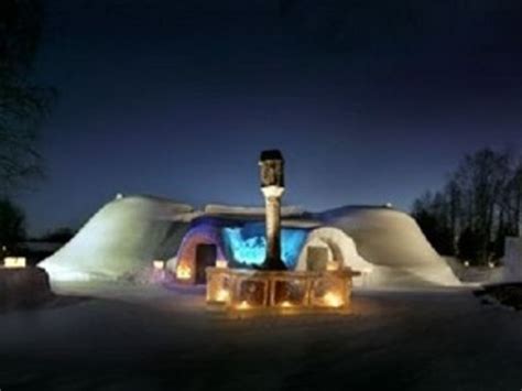 Christmas Dinner In Snowland Igloo Restaurant From Rovaniemi December