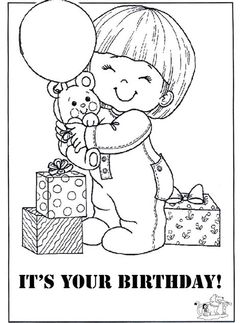 25 Free Printable Happy Birthday Coloring Pages Printable Coloring