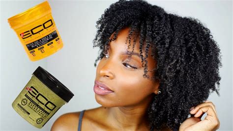New Eco Style Gold Gel Review Demo 4c Hair Youtube