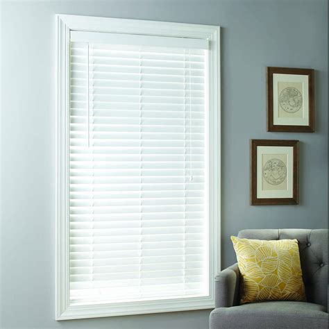 Better Homes And Gardens 2 Inch Cordless Faux Wood Blinds White
