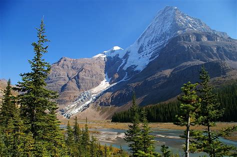 Hd Wallpaper Canada Fir Mount Mountains Nature Parks River