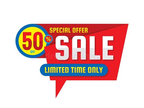 Sale Concept Banner Vector Illustration Special Offer Creative