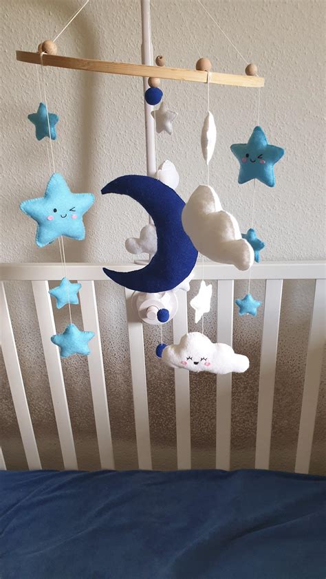 I Have Made This Handmade Baby Mobile With Felt And My Son Couldnt Be