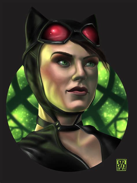 Artstation Catwoman Portrait
