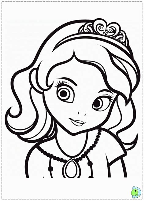 Detail Gambar Mewarnai Princess Sofia Koleksi Nomer 21