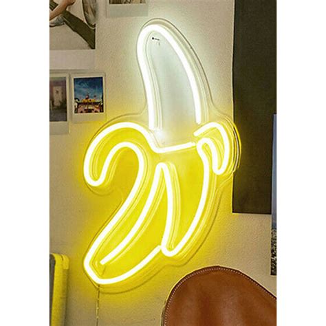 Banana Neon Light Jaunter Home Touch Of Modern