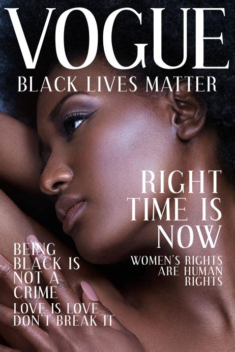 Vogue Black Lives Matter Template Postermywall