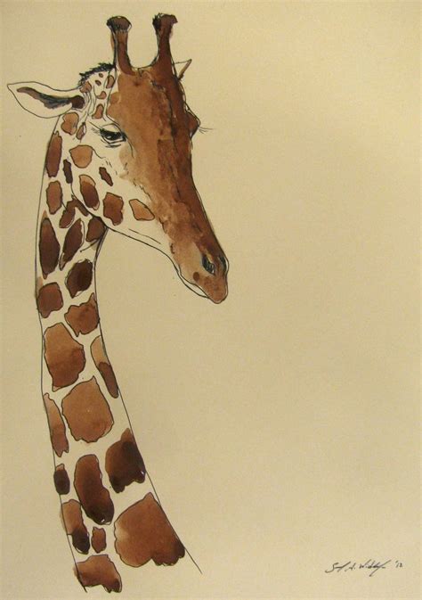 Giraffe By ~swidhalm On Deviantart Giraffe Giraffe Art Giraffe