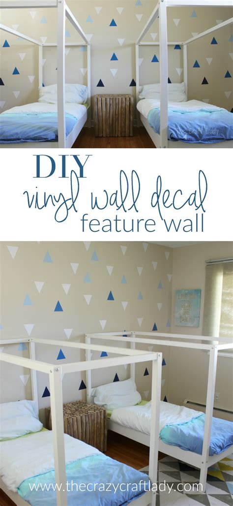 Diy Wall Decals Rental Friendly Decor A Feature Wall The Crazy