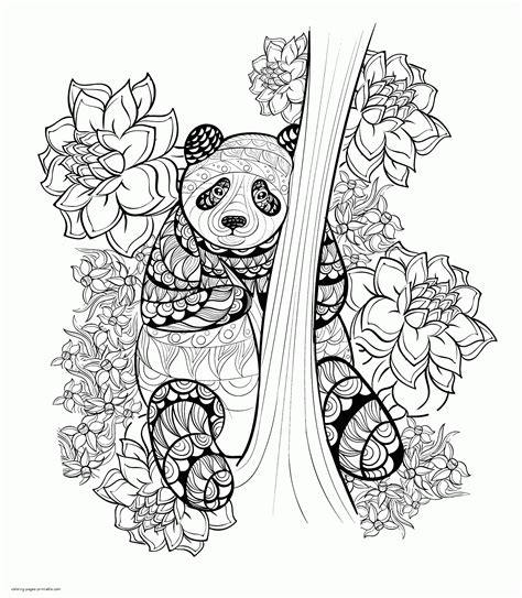 Panda Coloring Pages Free Printable Printable Templates