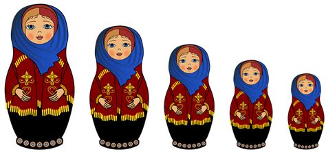 Matryoshka Doll Nesting Dolls Clipart Free Download Transparent Png