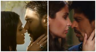 ajay devgn ileana d cruz kissing baadshaho shah rukh khan lip lock jab harry met sejal