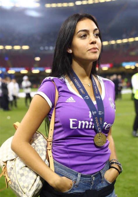 A post shared by georgina rodríguez (@georginagio). Georgina Rodriguez Wear Ronaldo's Champions League Medal ...