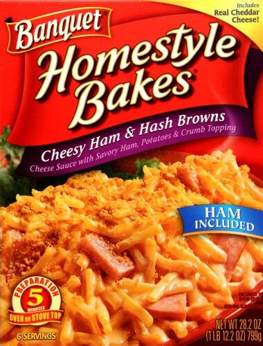 Banquet Homestyle Bakes Cheesy Ham And Hashbrowns 282 Oz Kroger