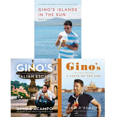 Gino Dacampo Collection 3 Books Set Ginos Islands In The Sun 100