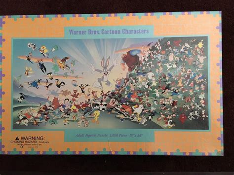 Lot Of 6 Looney Tunes Warner Brothers 1000 And 1100 Piece Jigsaw