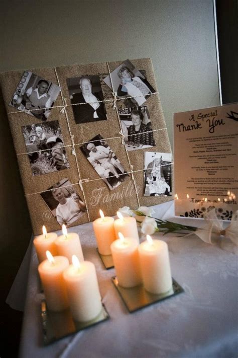 Tribute To Our Grandparents A Memory Table Memory Wedding Table
