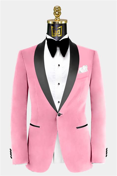 Light Pink Velvet Tuxedo Jacke Gentlemans Guru