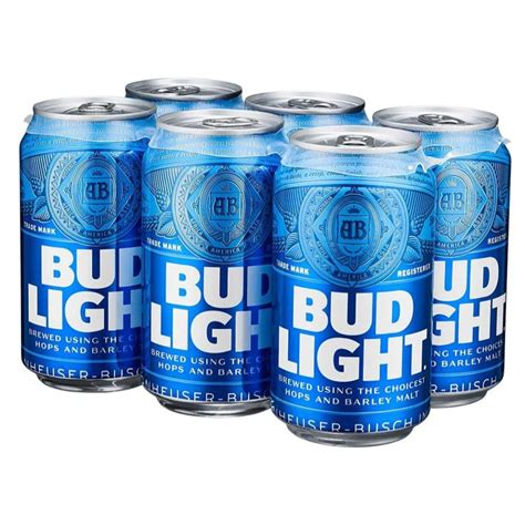 Cerveza Bud Light 6 Pack Bote 12 Oz