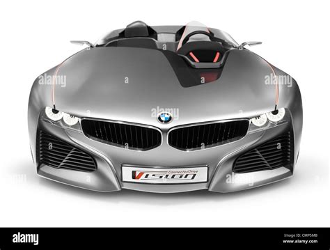 2012 Bmw Vision Connecteddrive Concept Sports Car Front View Isolated