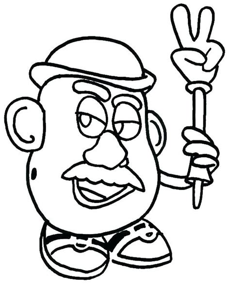 Mr Potato Head Printable Coloring Pages At Getcolorings