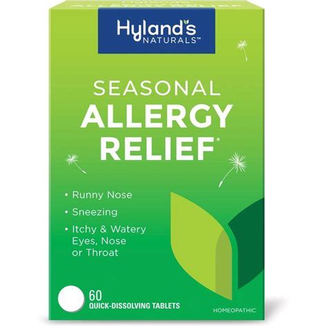Hylands Seasonal Allergy Relief 60 Tabs Swanson®