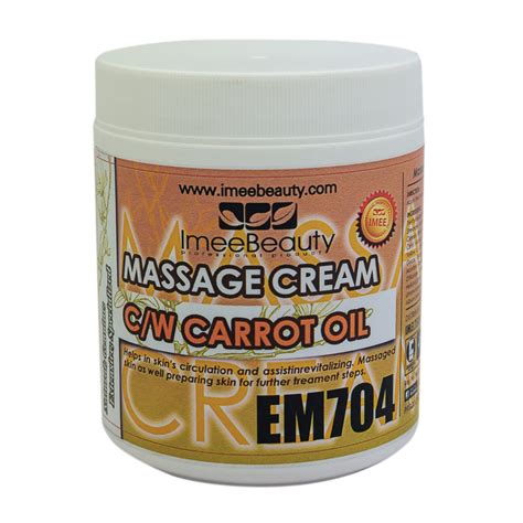 Massage Cream Carrot Oil Em07004 0700405 1kg500g Skin Cleanser Store