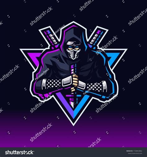 5581 Ninja Logo Game Images Stock Photos And Vectors Shutterstock
