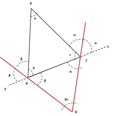 En Un Triángulo Abc La Medida Del ángulo Formado Por Las