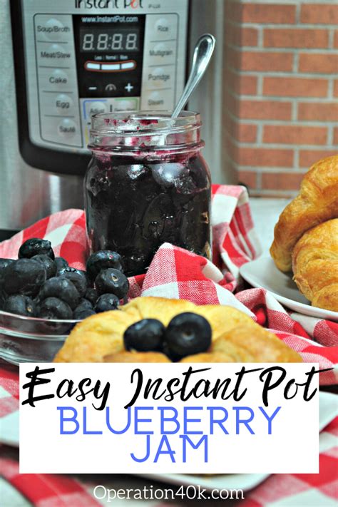 Add the sugar, mix well with the berries. Easy Instant Pot Blueberry Jam Recipe | Recipe in 2020 ...