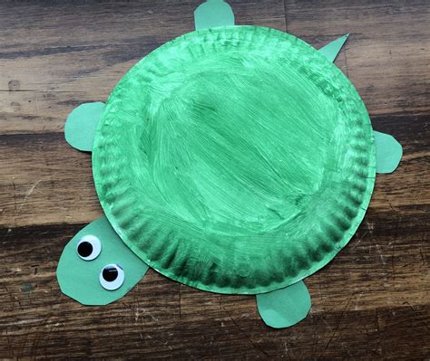Paper Plate Turtle Craft For Kids The Peaceful Nest