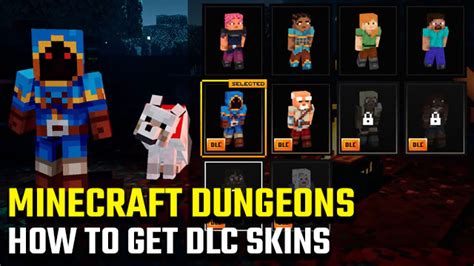 How To Unlock Minecraft Dungeons Dlc Skins Gamerevolution