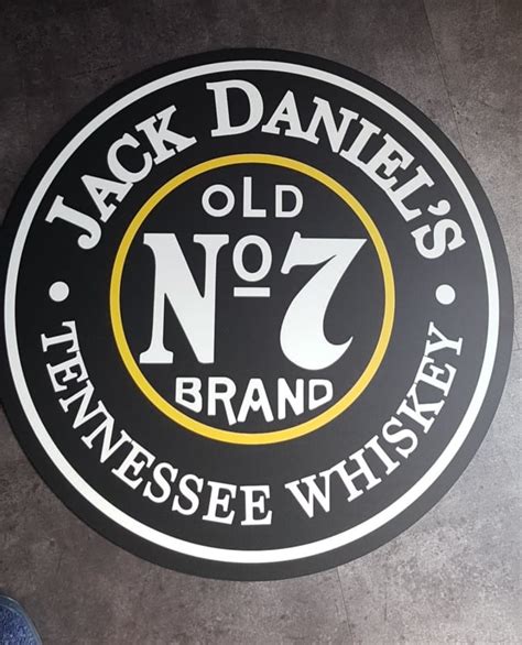Jack Daniels No 7 Alluminium Sign Logo Bord American Sale Shop